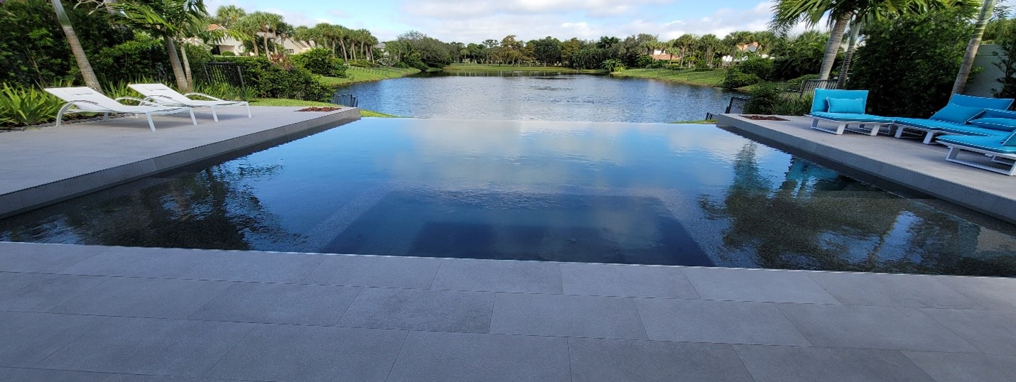 The Anderson Family completed pool project