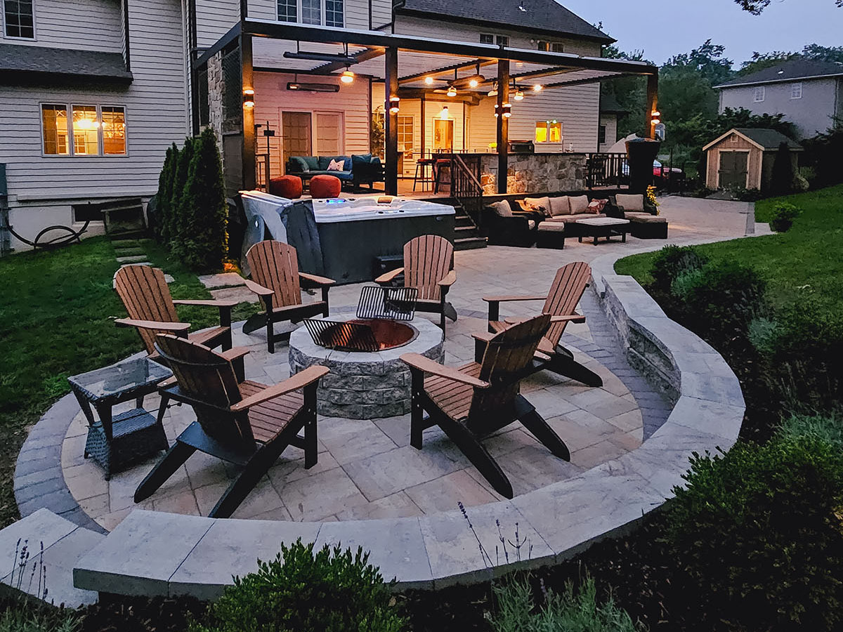 Evening Fire Pit Retreat