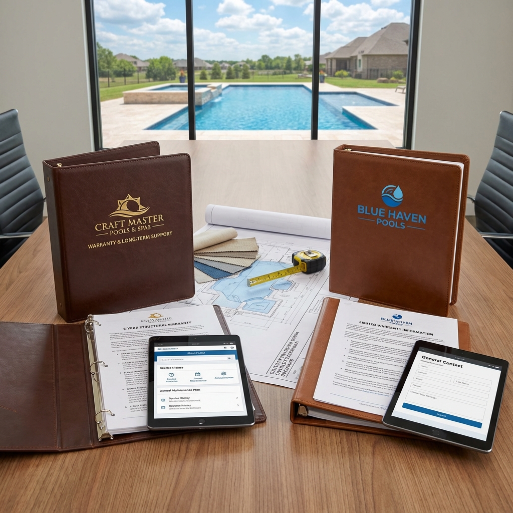 Custom pool design rendering showing innovative layout for a Charlotte residential property