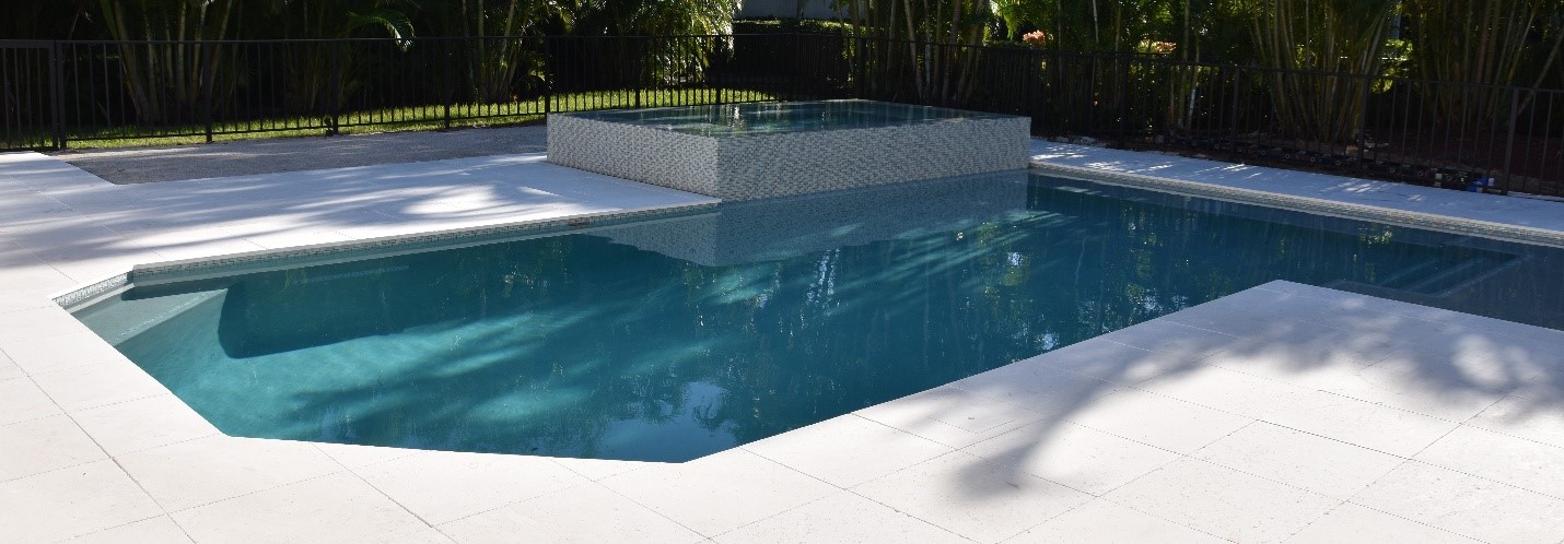 Sarah & John Mitchell completed pool project