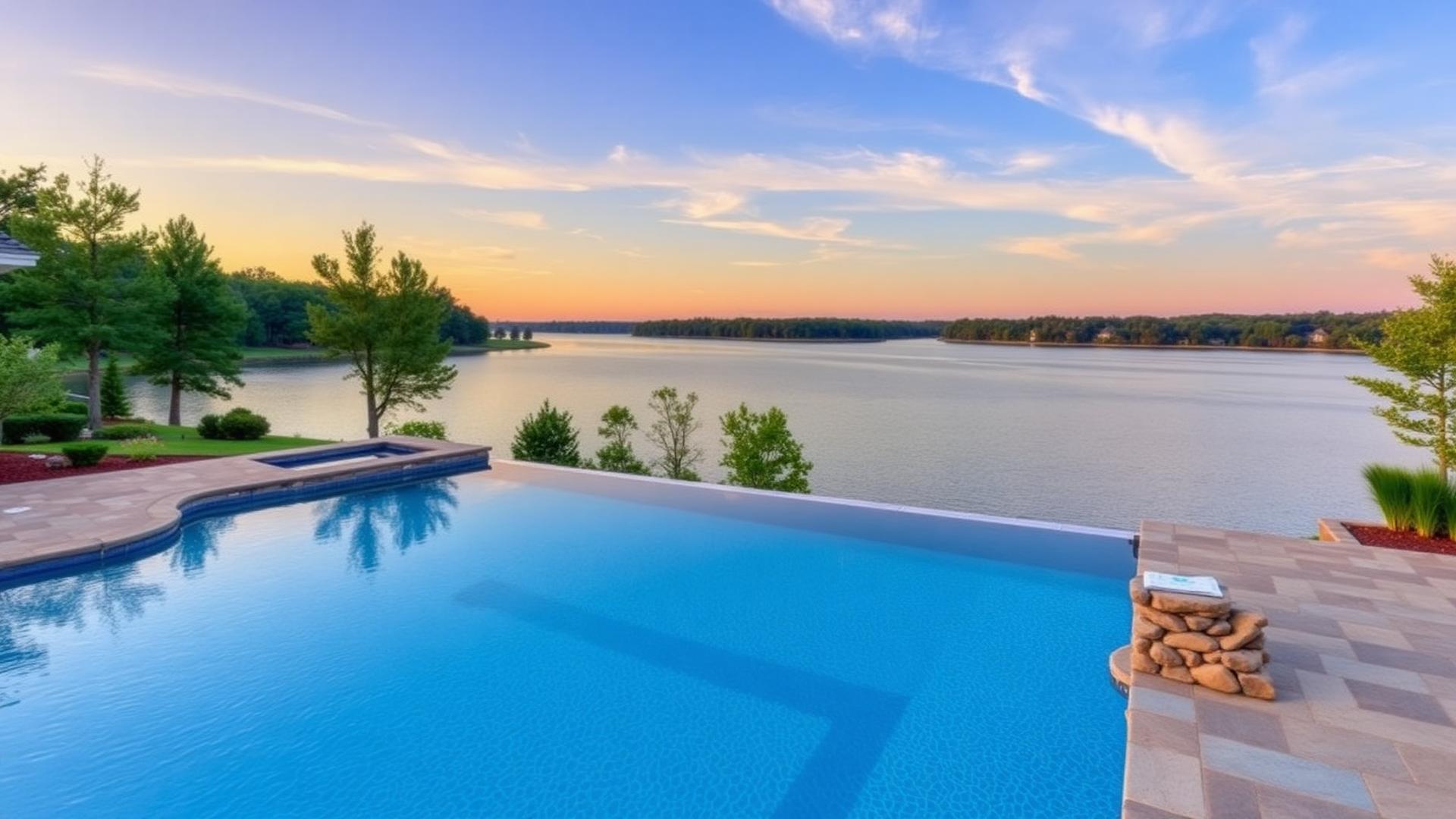 Custom pools and outdoor living in Cornelius, North Carolina