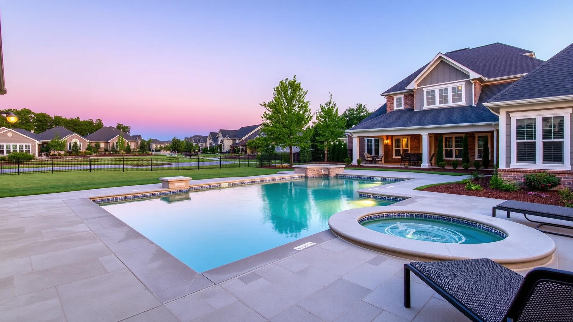 Residential Swimming Pools in Huntersville, North Carolina